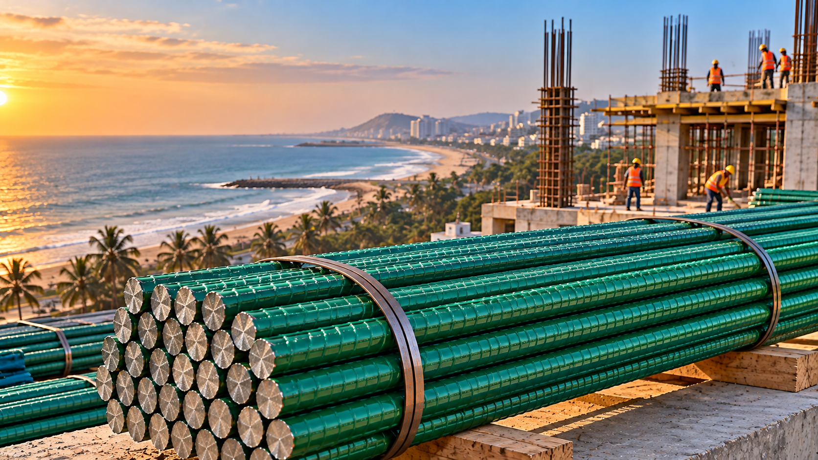 Best Epoxy-Coated TMT Bars for Coastal Construction